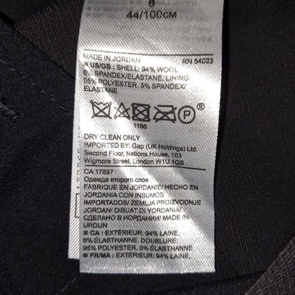 Gap Ladies Wool pants NWOT - Picture 3 of 11